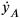 \dot{y}_A