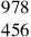 \begin{matrix}978\\[-.5mm]456\end{matrix}