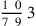 {1~\,0\over 7~\,9}\,3