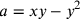 a=xy-y^2
