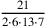 21\over 2\cdot 6\cdot 13\cdot 7