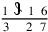 1~\scalebox {-1}[1]{\ell }~1~\,6\over 3~~~\,2~\,7
