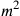 m^2