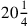 20{1\over 4}