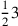 {1\over 2}3