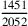 1451\over 2052
