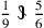 {1\over 9}~\scalebox {-1}[1]{\ell }~{5\over 6}