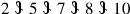 2~\scalebox {-1}[1]{\ell }~5~\scalebox {-1}[1]{\ell }~7~\scalebox {-1}[1]{\ell }~8~\scalebox {-1}[1]{\ell }~10