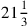 21{1\over 3}