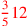 \leavevmode {\color {red}{3\over 5}12}