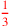 \leavevmode {\color {red}1\over 3}