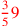 \leavevmode {\color {red}{3\over 5}9}