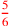 \leavevmode {\color {red}{5\over 6}}