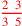\leavevmode {\color {red}2~\,3\over 3~\,5}