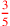 \leavevmode {\color {red}3\over 5}