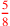 \leavevmode {\color {red}5\over 8}