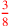 \leavevmode {\color {red}3\over 8}