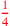 \leavevmode {\color {red}1\over 4}