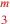 \leavevmode {\color {red}m\atop 3}