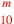 \leavevmode {\color {red}m\atop 10}