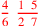 \leavevmode {\color {red}{4\over 6}~{1~\,5\over 2~\,7}}