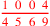 \leavevmode {\color {red}{1~\,0~\,0~\,4\over 4~\,5~\,6~\,9}}
