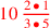 \leavevmode {\color {red}10\,{2\,\bullet \, 1\over 3\,\bullet \, 5}}